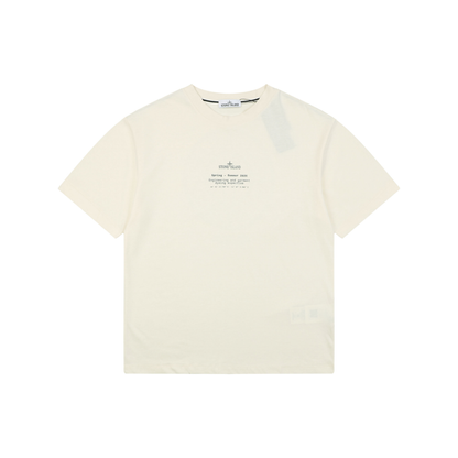 Stone Island Mottled Compass Logo Print T-Shirt | Off-White
