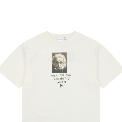 Saint Michael Einstein Print Short-Sleeve T-Shirt