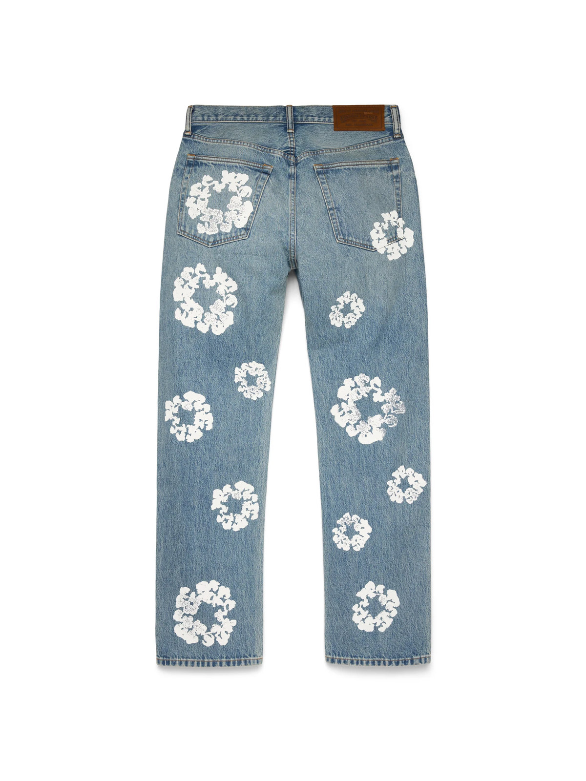 Denim Tears Cotton Wreath Straight Denim Pant | Light Wash