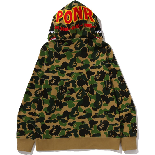 BAPE ABC CAMO 2ND SHARK Full-Zip Hoodie