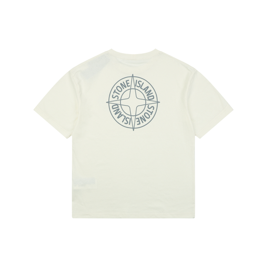 Stone Island Circle Star Logo Print Short-Sleeve T-Shirt