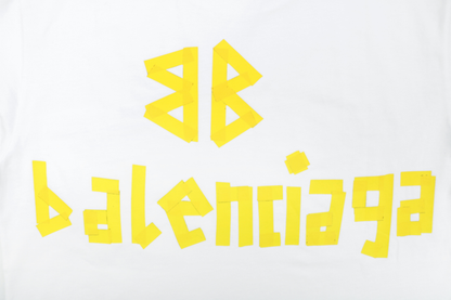 Balenciaga Tape Type Graphic T-Shirt – White