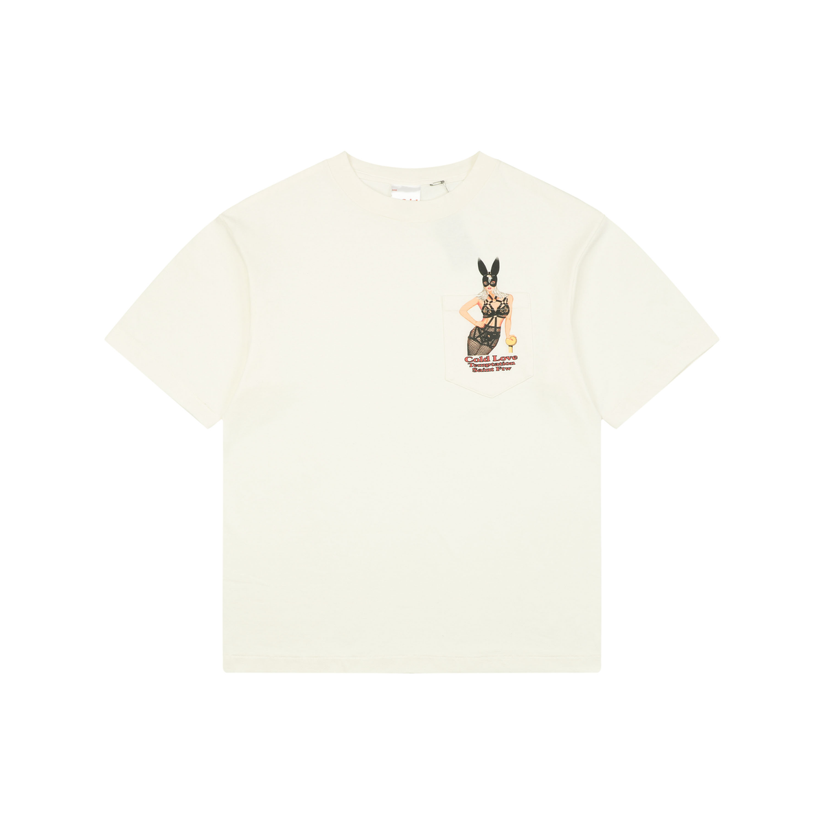 Saint Michael Bunny Girl Print Short-Sleeve T-Shirt