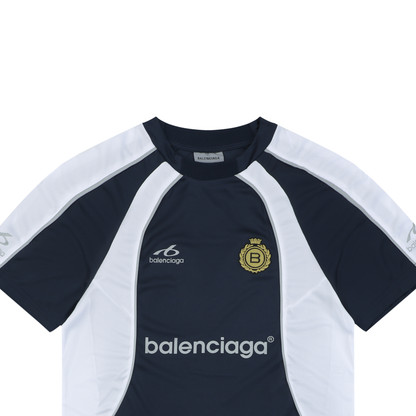 Balenciaga Soccer FW26 Printed Raglan T-Shirt – Men's