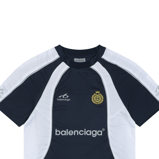 Balenciaga Soccer FW26 Printed Raglan T-Shirt – Men's