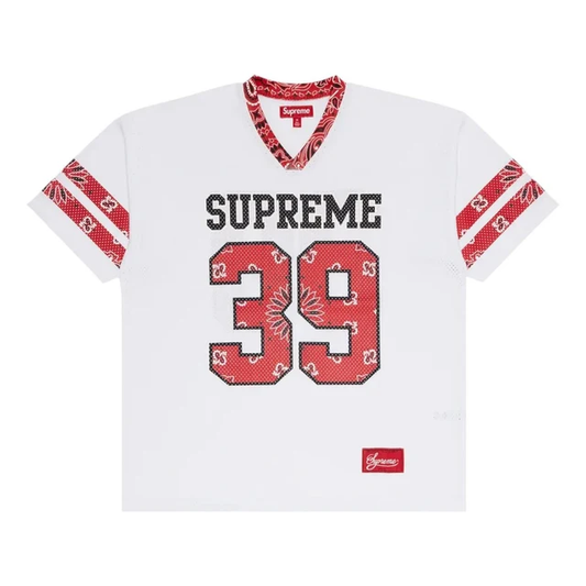 Supreme Bandana Football Jersey – White