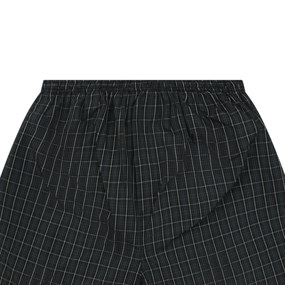 Balenciaga Blue Plaid Shorts