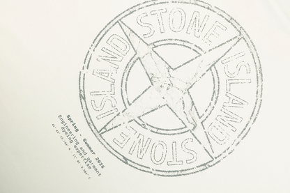 Stone Island Mottled Compass Logo Print T-Shirt | Off-White