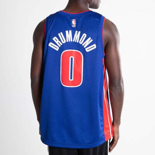 Nike Detroit Pistons Away SW Fan Edition Basketball Jersey, Blue