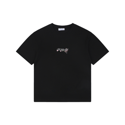 Off-White Gradient Interwoven Arrow Print T-Shirt | Black Short-Sleeve