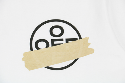 Off-White SS20 Yellow Rubber Arrow Print Short-Sleeve T-Shirt - White