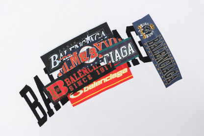 Balenciaga FW26 Sticker Graphic T-Shirt – Men's