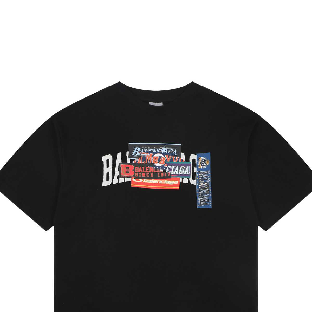 Balenciaga FW26 Sticker Graphic T-Shirt – Men's