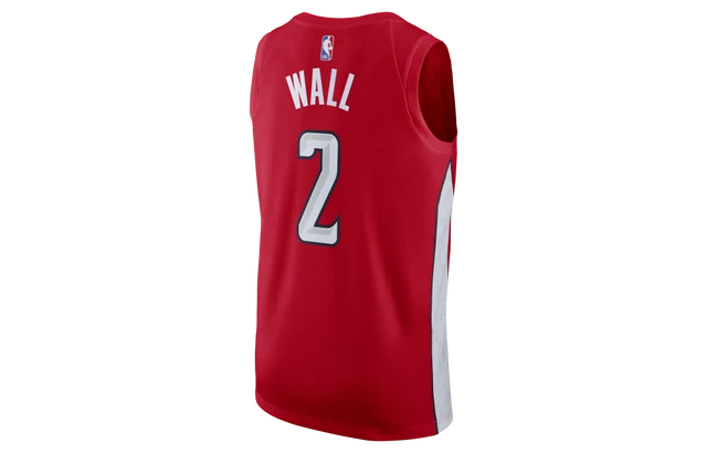 Nike John Wall Washington Wizards No. 2 Red Swingman Basketball Jersey