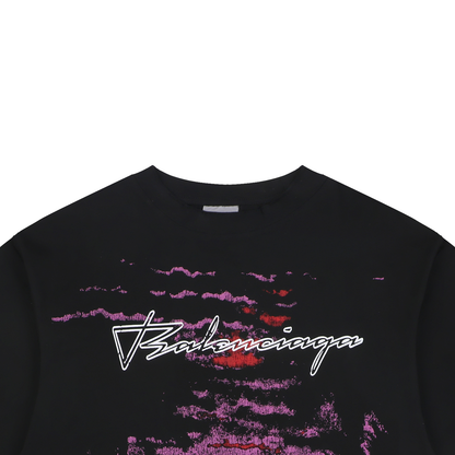 Balenciaga FW26 DREAM Vintage-Style Knit T-Shirt
