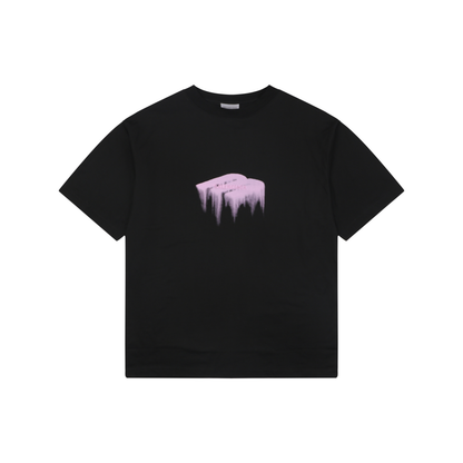 Balenciaga SS26 Wet Brush Logo Oversized T-Shirt – Men's Black