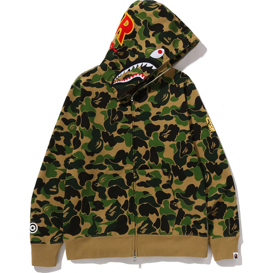 BAPE ABC CAMO 2ND SHARK Full-Zip Hoodie