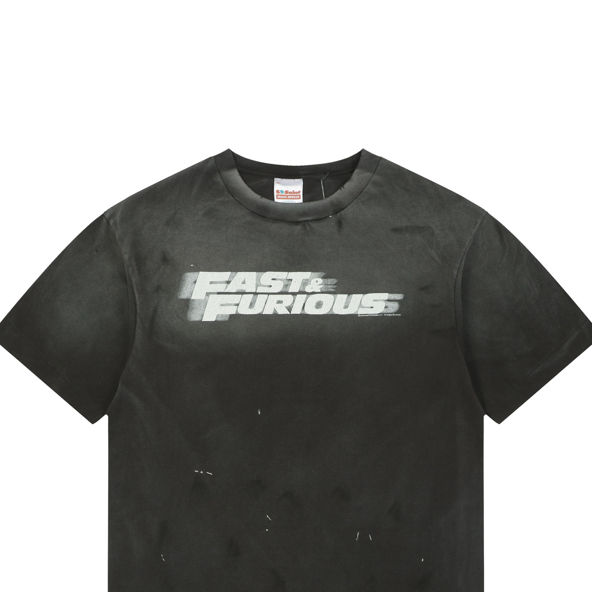 Saint Michael Fast & Furious Letter-Print Short-Sleeve T-Shirt