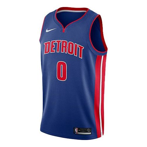 Nike Detroit Pistons Away SW Fan Edition Basketball Jersey, Blue
