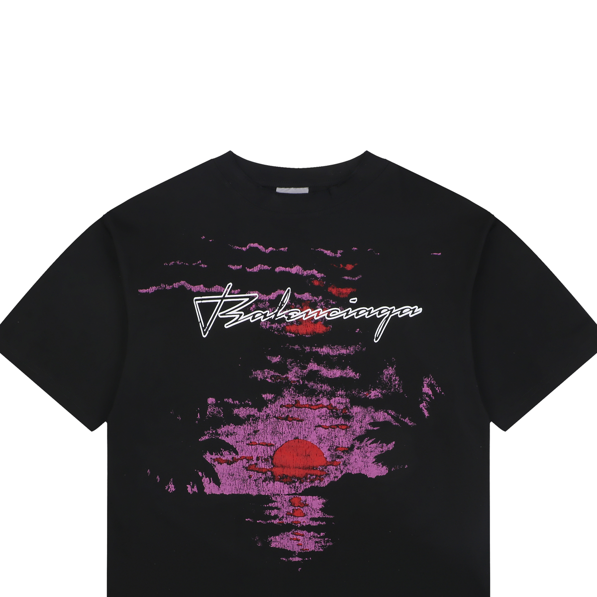 Balenciaga FW26 DREAM Vintage-Style Knit T-Shirt