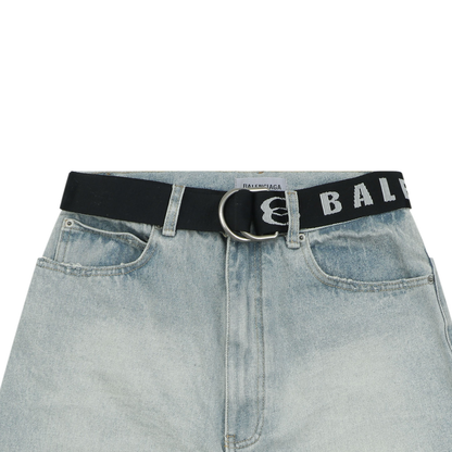 Balenciaga Cropped Denim Shorts