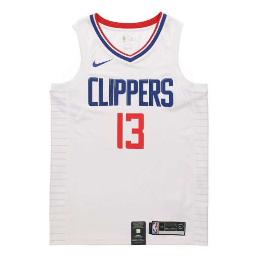 Nike Los Angeles Clippers George No. 13 SW Fan Edition Jersey | White
