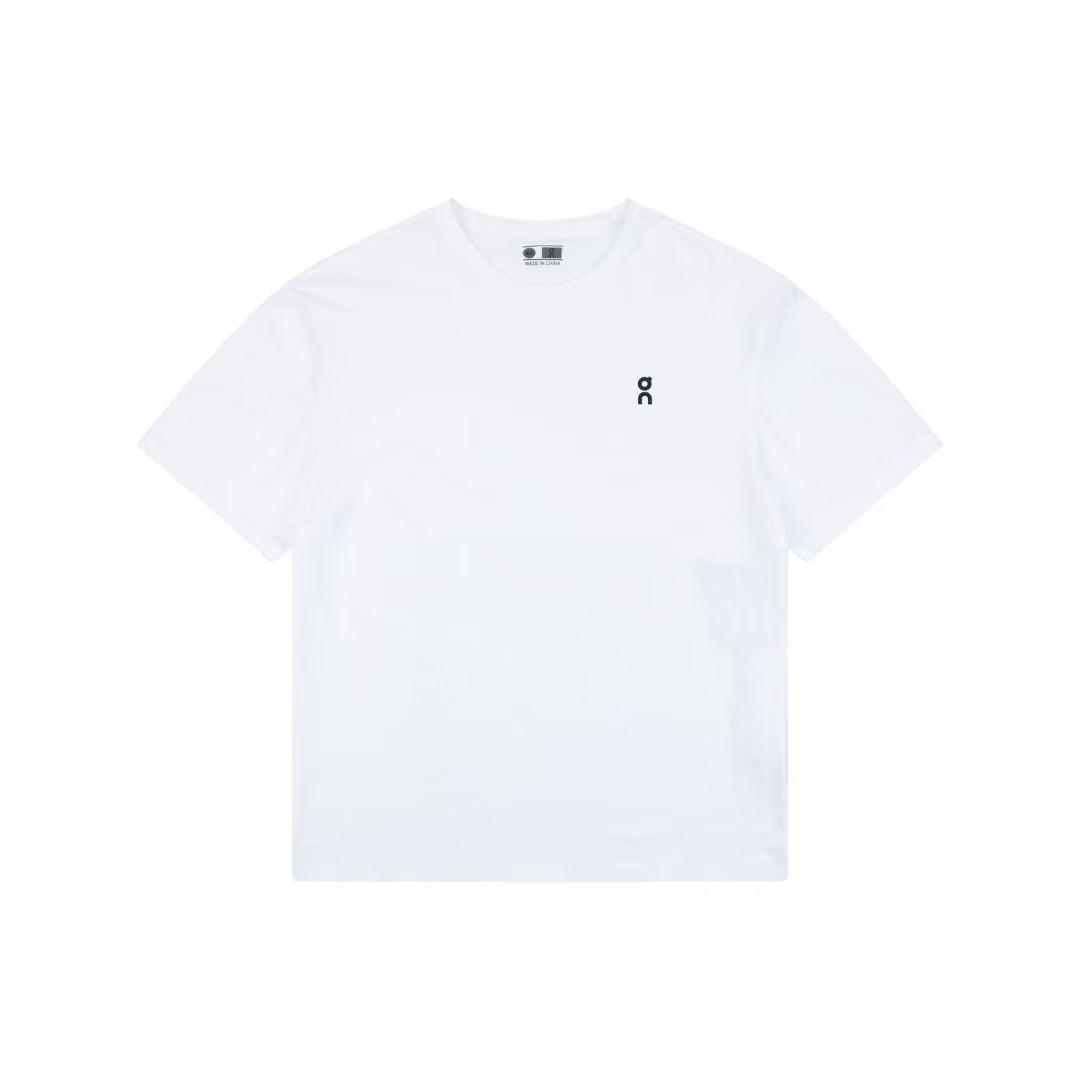 On Running Club-T Loose-Fit Crew-Neck T-Shirt – White | Minimalist Athletic Tee