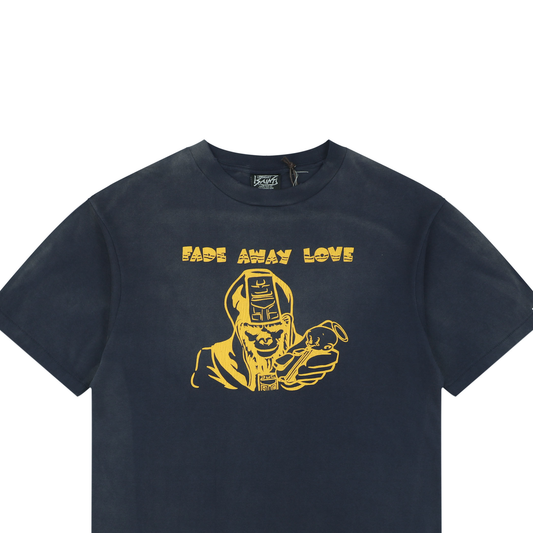 Saint Michael Short-Sleeve T-Shirt with Ape-Devil Graphic