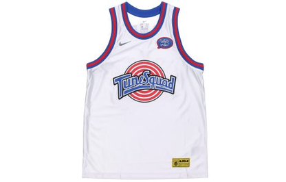 Nike LeBron James 23 Space Jam Large Dunk 2 Jersey - White