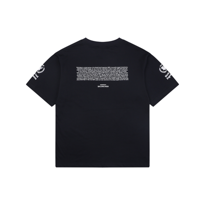 Balenciaga FW26 Printed Drop-Shoulder T-Shirt – Men's