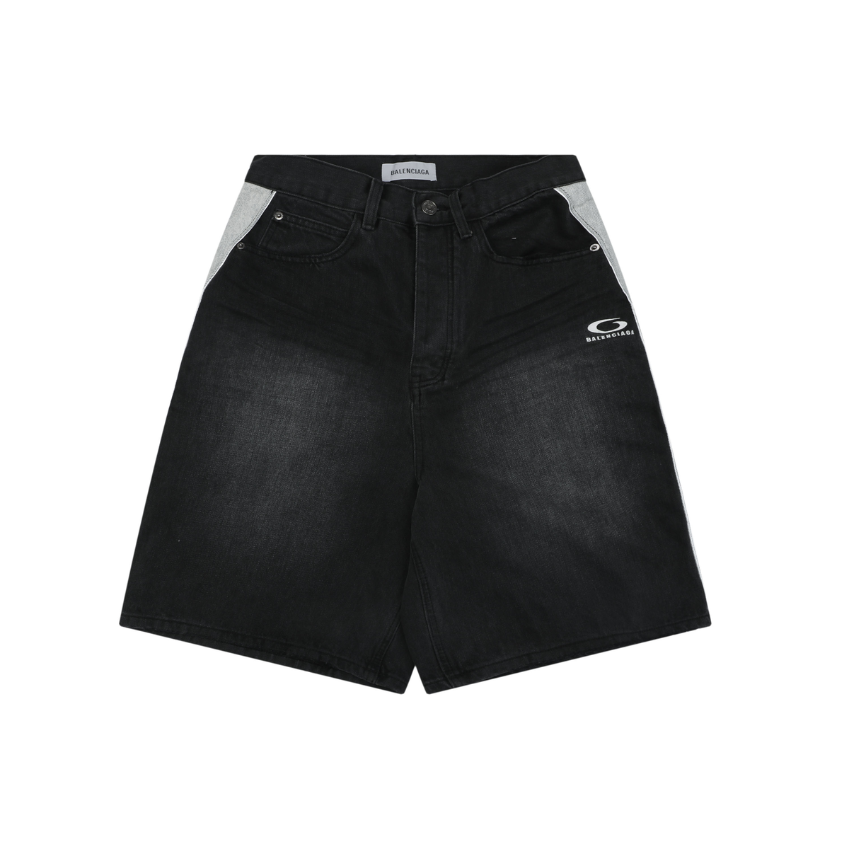Balenciaga SS26 Piping Denim Shorts – Men's