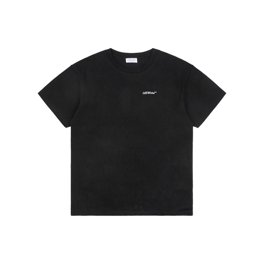 Off-White Wavy Anchor Arrow Embroidery T-Shirt | Short-Sleeve