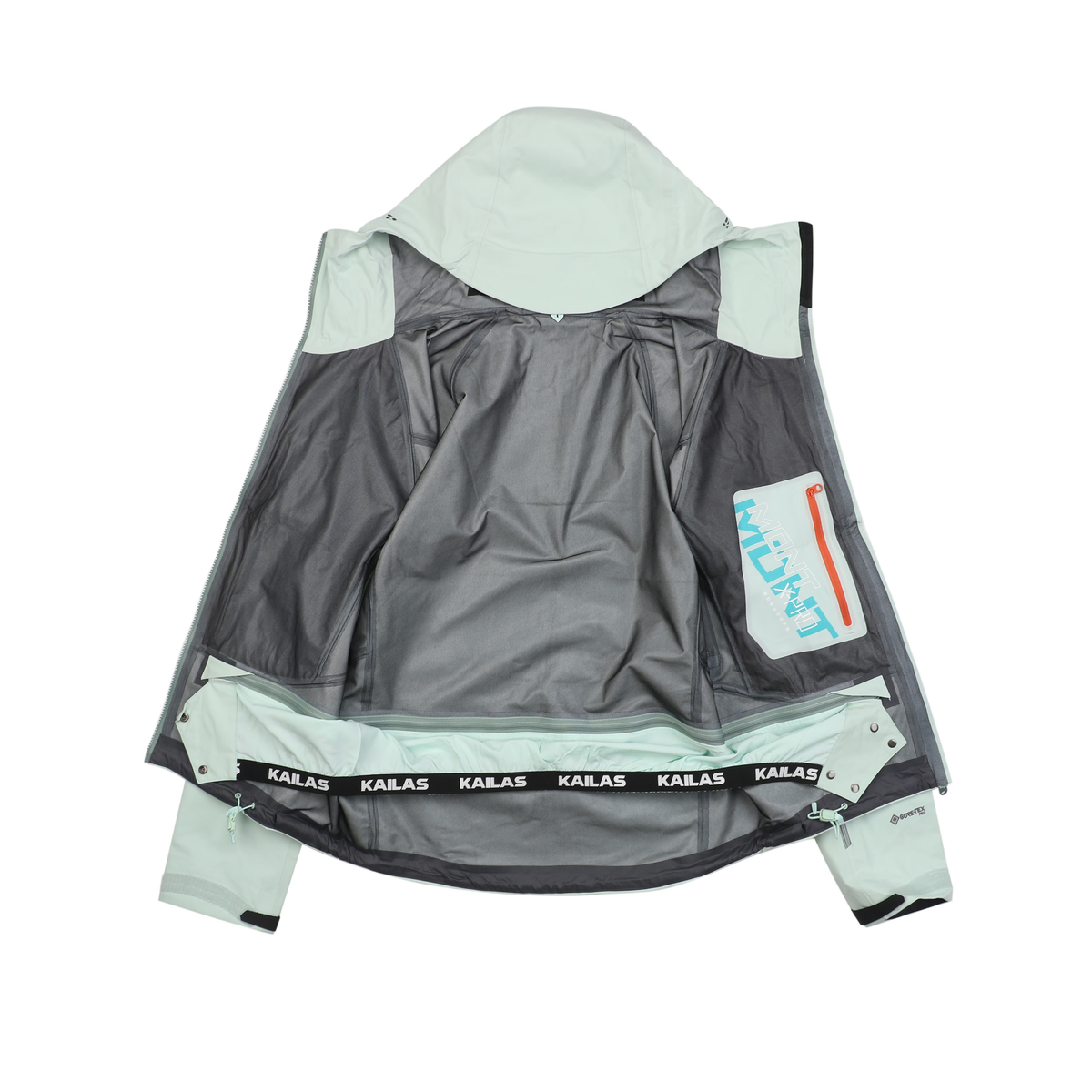 Kailas MONT X-LT GORE-TEX 3L Hardshell Jacket – Mint | 40D Ultralight Waterproof Alpine Shell