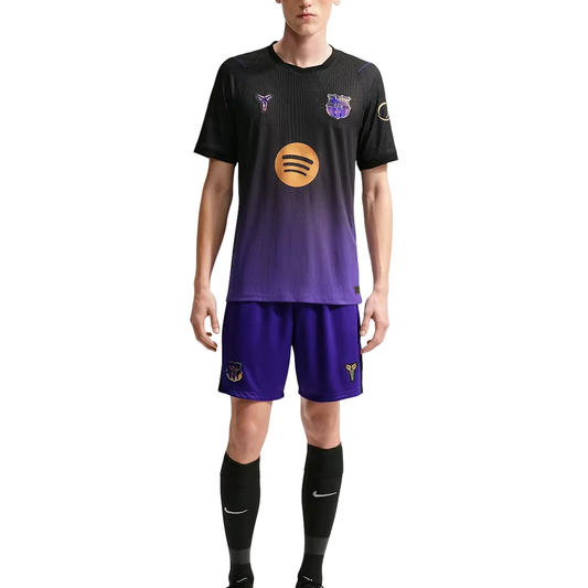 Nike Kobe x F.C. Barcelona 2026/27 Match Away Aero-FIT Authentic T-Shirt, Field Purple/Black/Metallic Gold