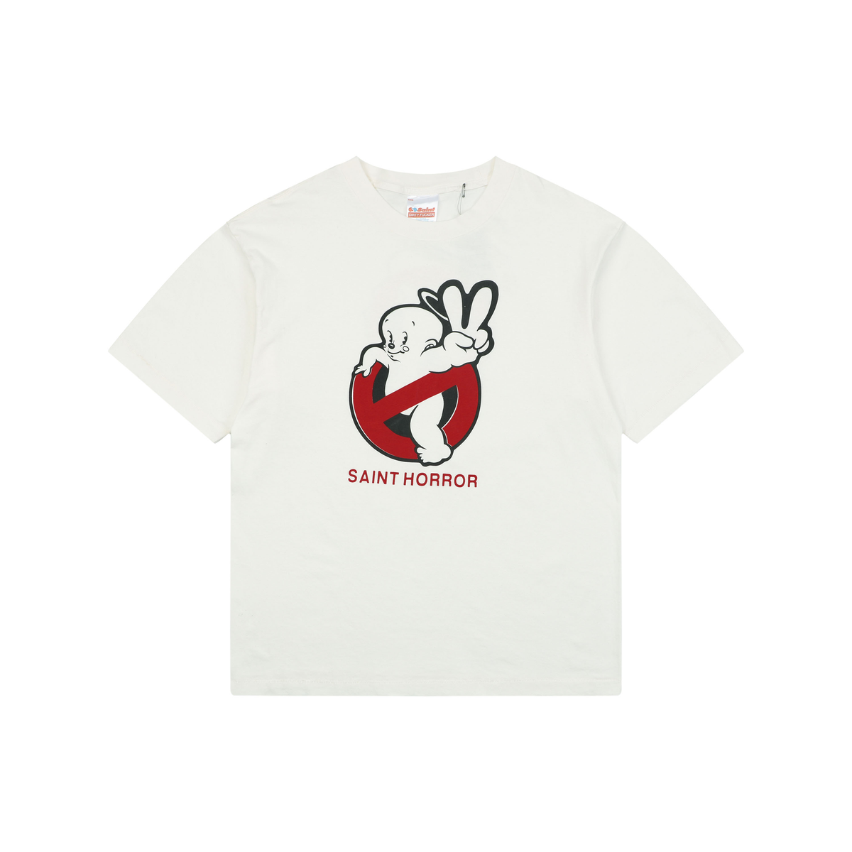 Saint Michael Ghost Baby Print Short-Sleeve T-Shirt
