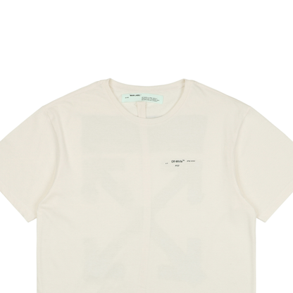 Off-White Watercolor Oil Painting Arrow Print T-Shirt | Short-Sleeve
