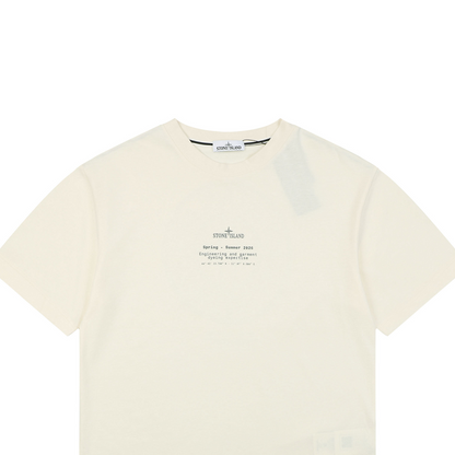 Stone Island Mottled Compass Logo Print T-Shirt | Off-White