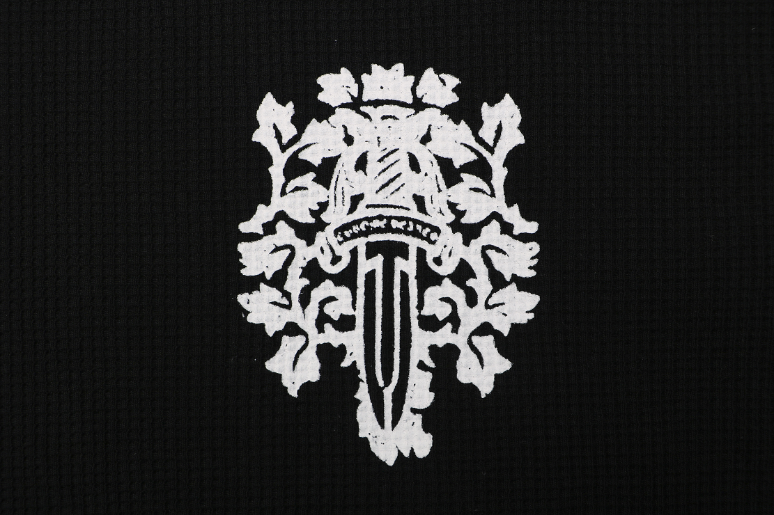 Chrome Hearts Waffle-Knit Long-Sleeve T-Shirt