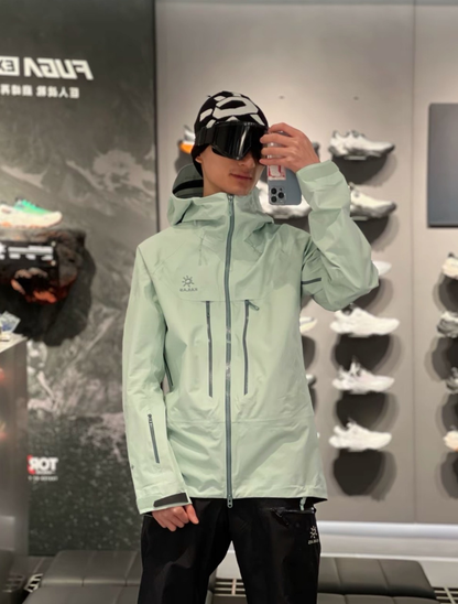 Kailas MONT X-LT GORE-TEX 3L Hardshell Jacket – Mint | 40D Ultralight Waterproof Alpine Shell