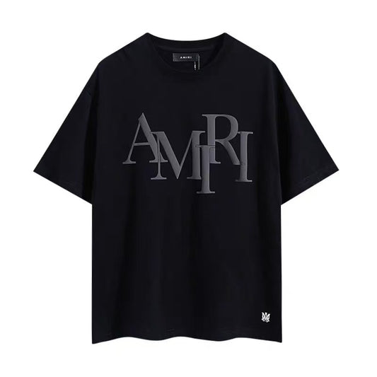 Amiri Logo Short-Sleeve T-Shirt - Black