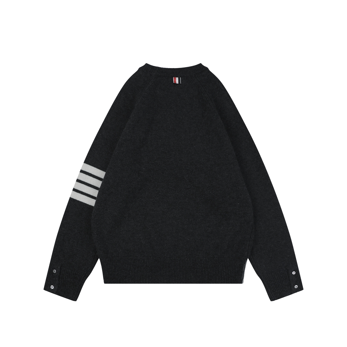 Thom Browne 4-Bar Wool Crewneck Sweater