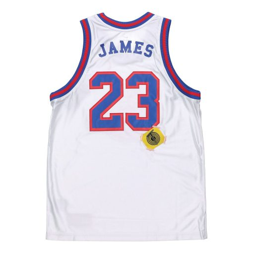 Nike LeBron James 23 Space Jam Large Dunk 2 Jersey - White
