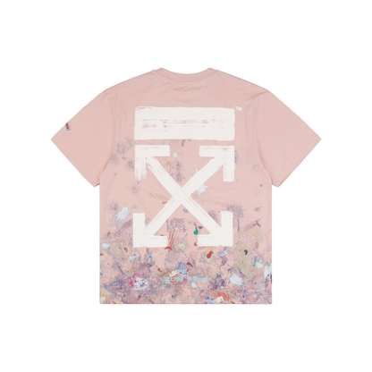 Off-White Spring/Summer Starry Sky Fireworks Splatter Arrow Short-Sleeve T-Shirt