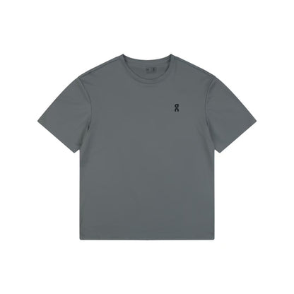 On Running Club-T Loose-Fit Crew-Neck T-Shirt – Grey | Minimalist Athletic Tee