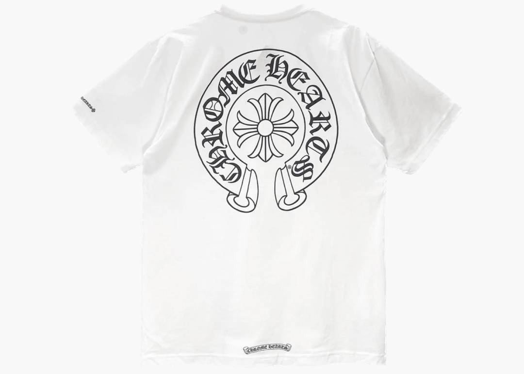 Chrome Hearts Horseshoe Logo Pocket T-Shirt | White