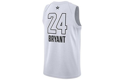 Air Jordan Los Angeles Lakers Kobe #24 All-Star SW Fan Edition Jersey, White