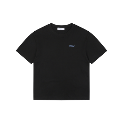 Off-White Gradient Interwoven Arrow Print T-Shirt | Black Short-Sleeve