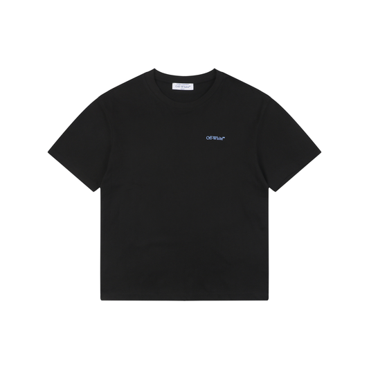 Off-White Gradient Interwoven Arrow Print T-Shirt | Black Short-Sleeve