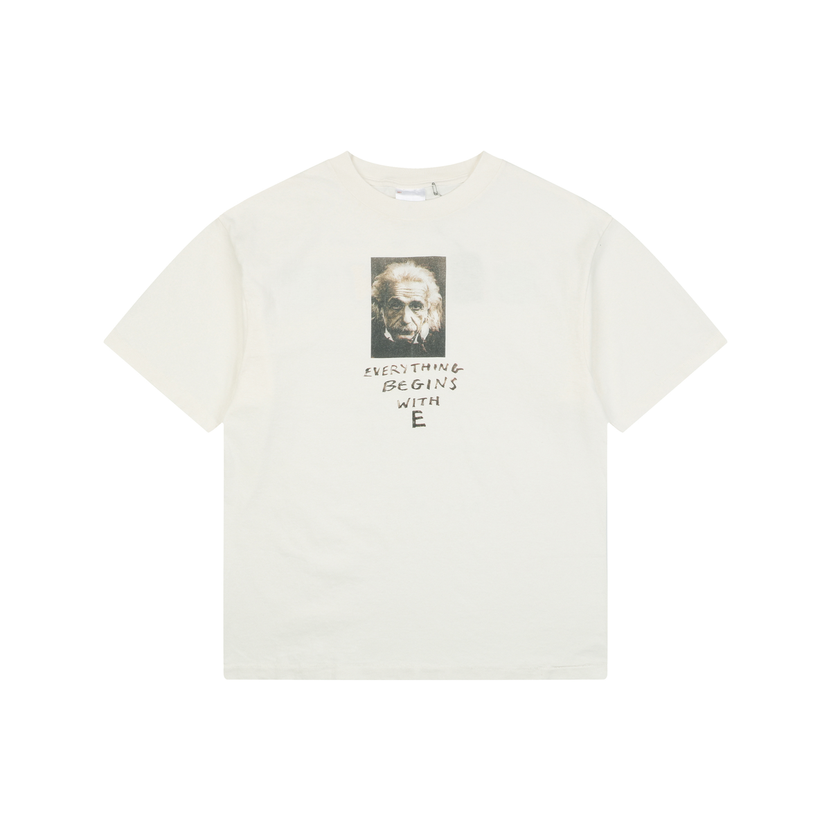Saint Michael Einstein Print Short-Sleeve T-Shirt