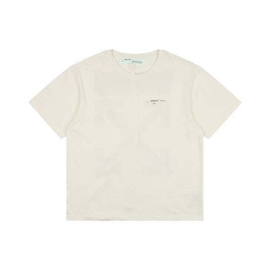 Off-White Watercolor Oil Painting Arrow Print T-Shirt | Short-Sleeve